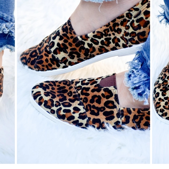 Leopard print slip-on shoes women's - Picture 4 of 16